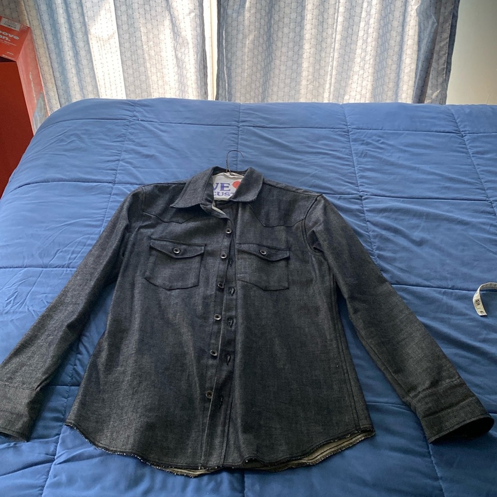 Mens Western Denim Shirt USA